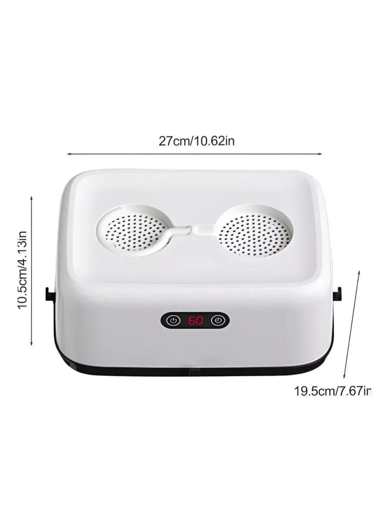 عام مجفف ملابس محمول، مجفف محمول للشقق المنزلية والسفر RVs، مجفف غسيل كهربائي صغير قابل للطي مع حقيبة - Image 4